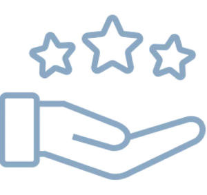 hand star icon